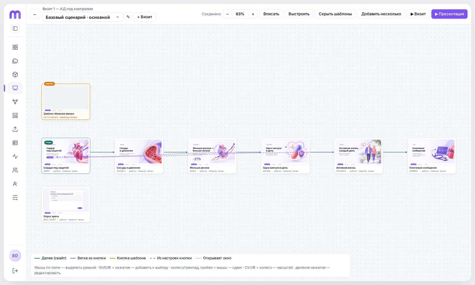 Flow builder