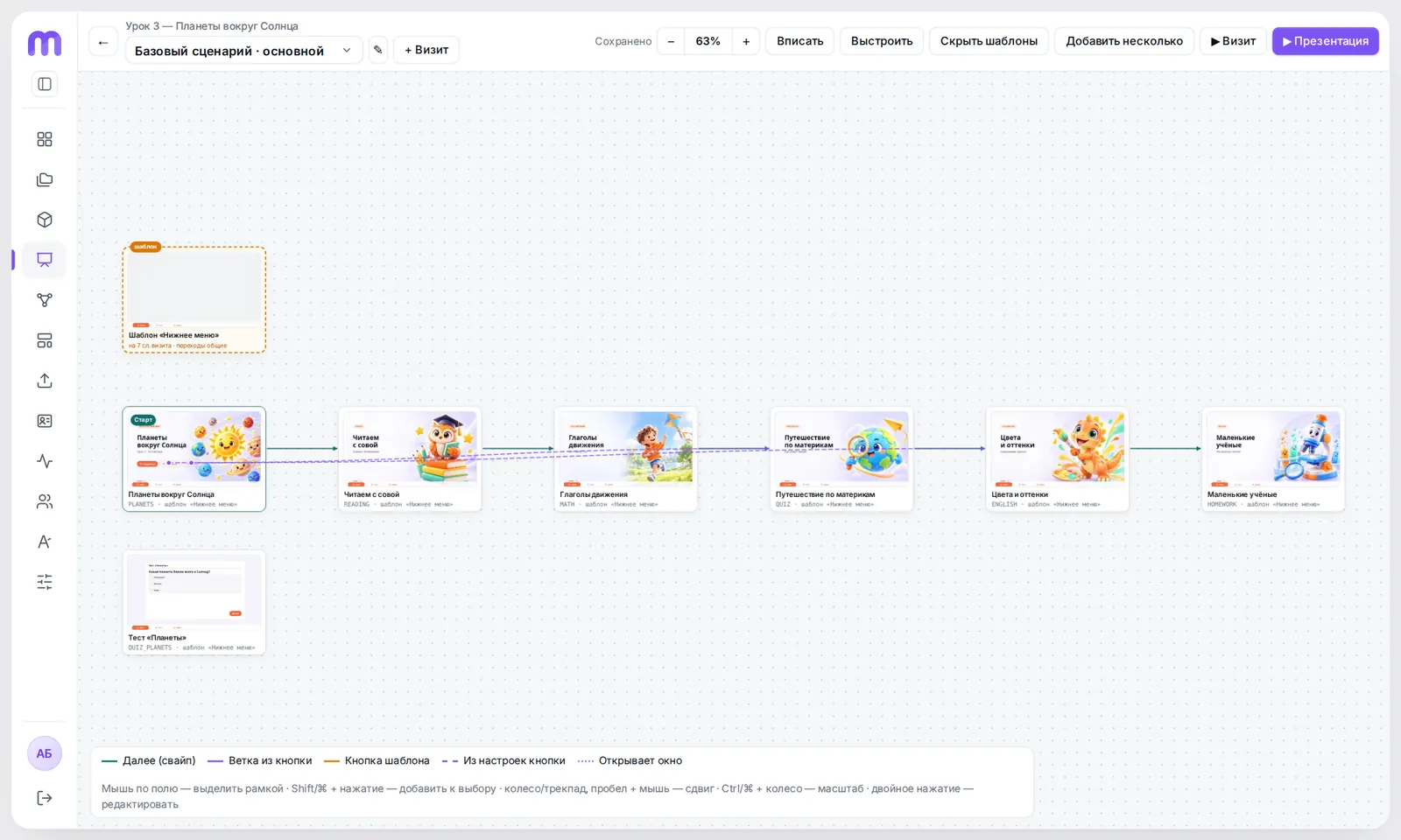 Flow builder